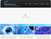 Tablet Screenshot of opticsenseuae.com